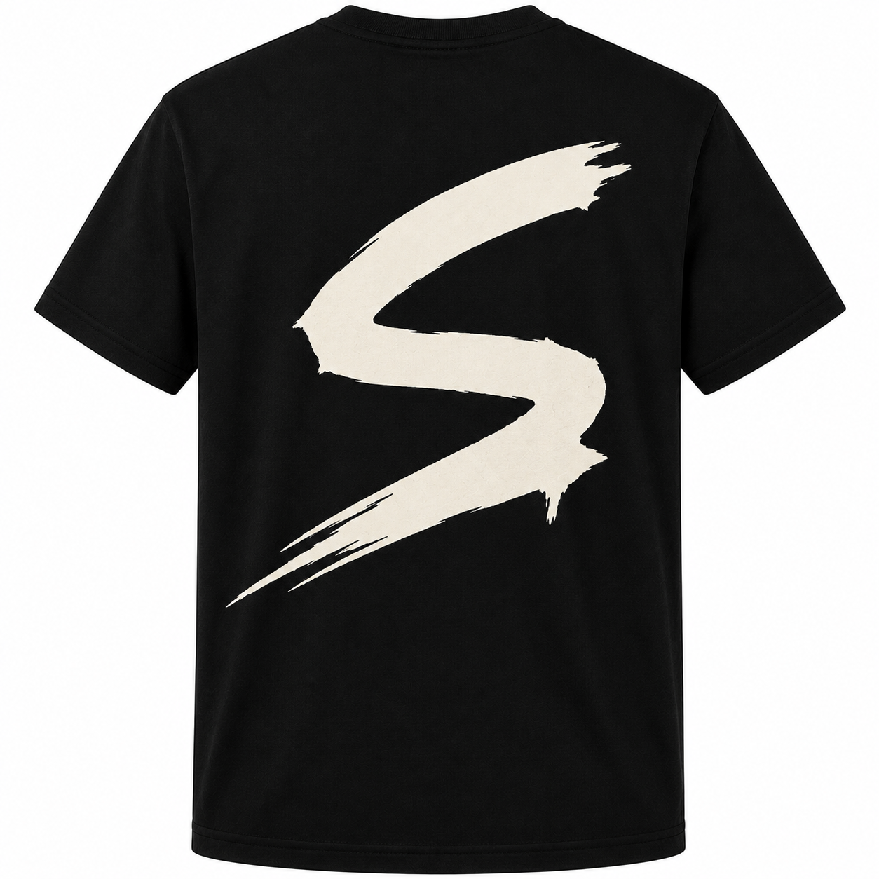 Built In Silence Graphic T-Shirt - back view black streetwear tee