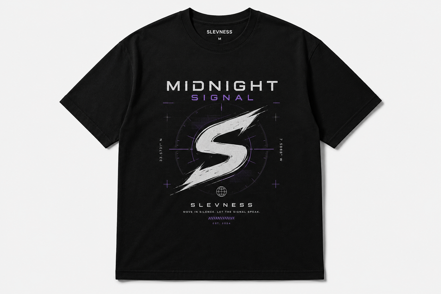 Midnight Signal Graphic T-Shirt