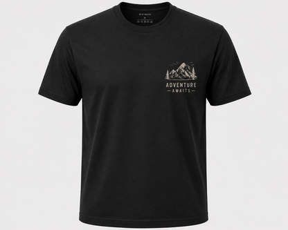 SLEVNESS Adventure Awaits T-Shirt front view