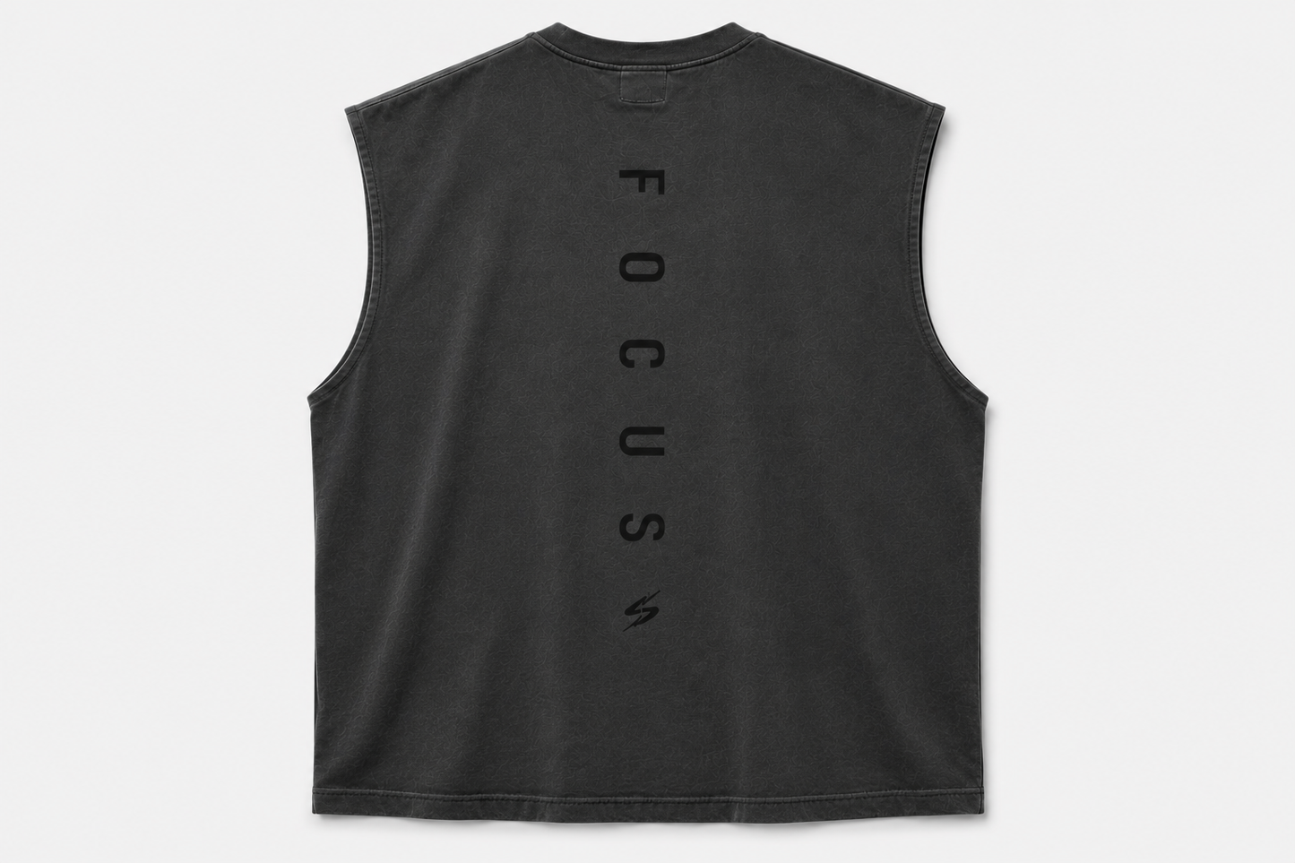 SLEVNESS Focus men's sport T-shirt model back view