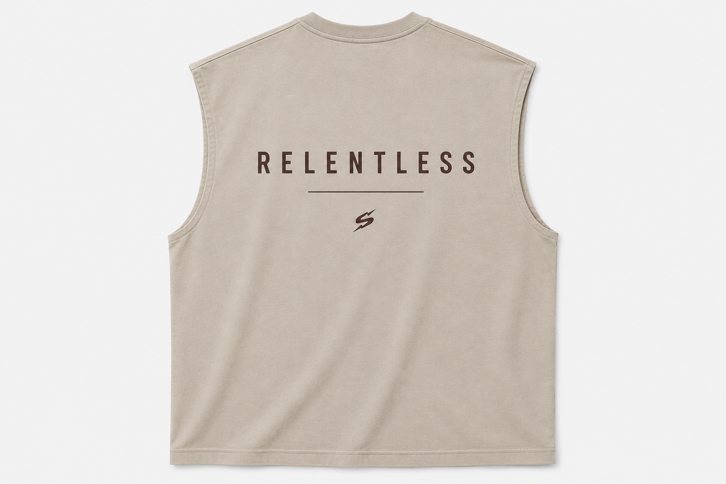 SLEVNESS Relentless men's sport T-shirt product back view